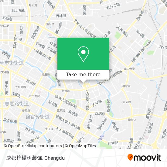 成都柠檬树装饰 map