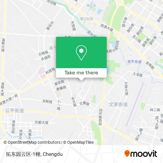 拓东园云区-1幢 map