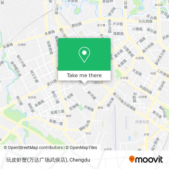 玩皮虾蟹(万达广场武侯店) map