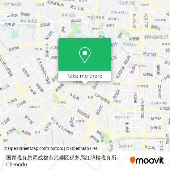 国家税务总局成都市武侯区税务局红牌楼税务所 map