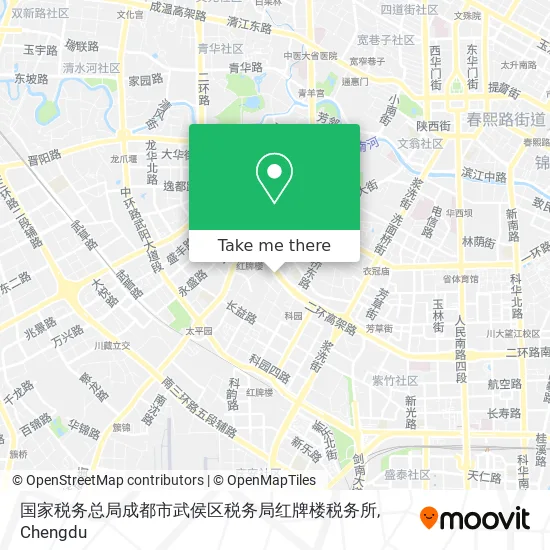 国家税务总局成都市武侯区税务局红牌楼税务所 map