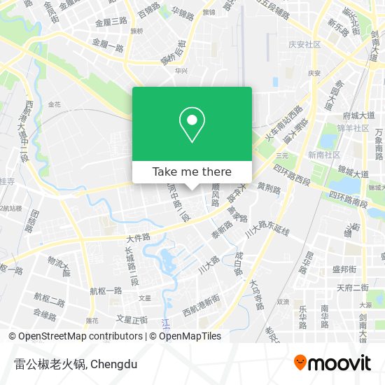 雷公椒老火锅 map