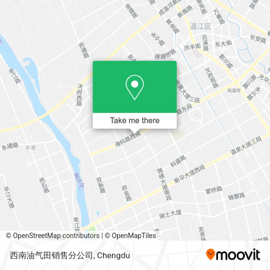 西南油气田销售分公司 map