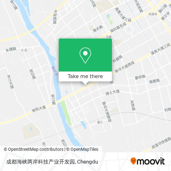 成都海峡两岸科技产业开发园 map
