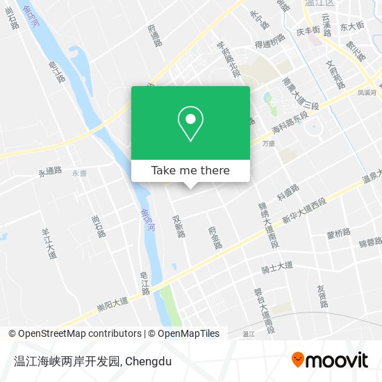 温江海峡两岸开发园 map