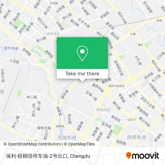 保利·梧桐语停车场-2号出口 map