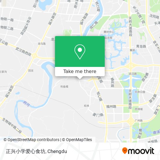 正兴小学爱心食坊 map