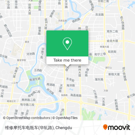 维修摩托车电瓶车(华轧路) map