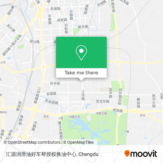 汇源润滑油好车帮授权换油中心 map