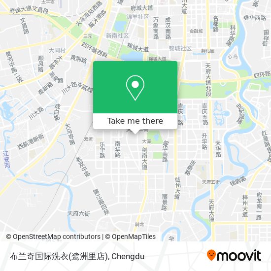 布兰奇国际洗衣(鹭洲里店) map