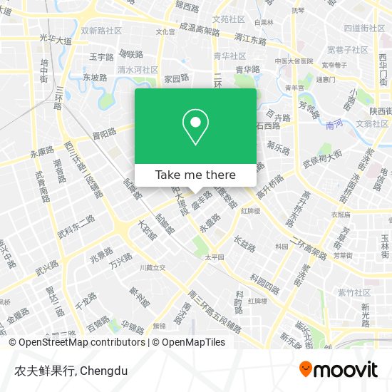农夫鲜果行 map