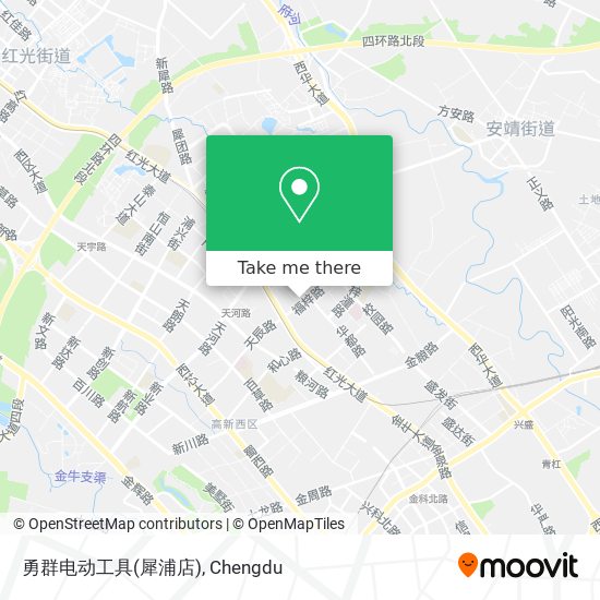 勇群电动工具(犀浦店) map