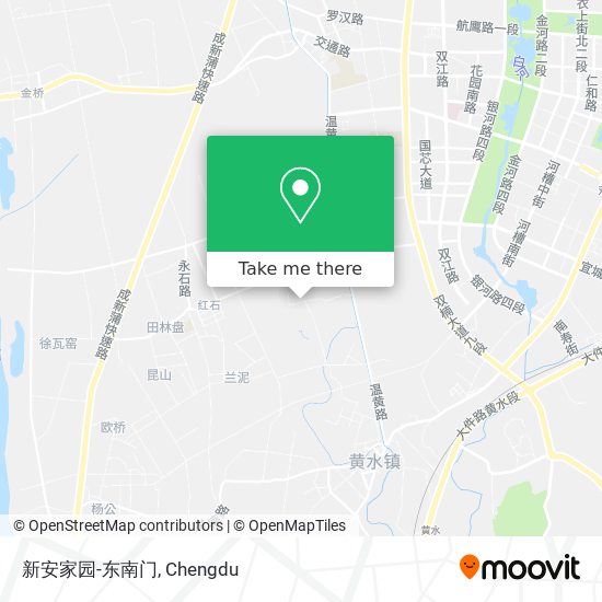 新安家园-东南门 map