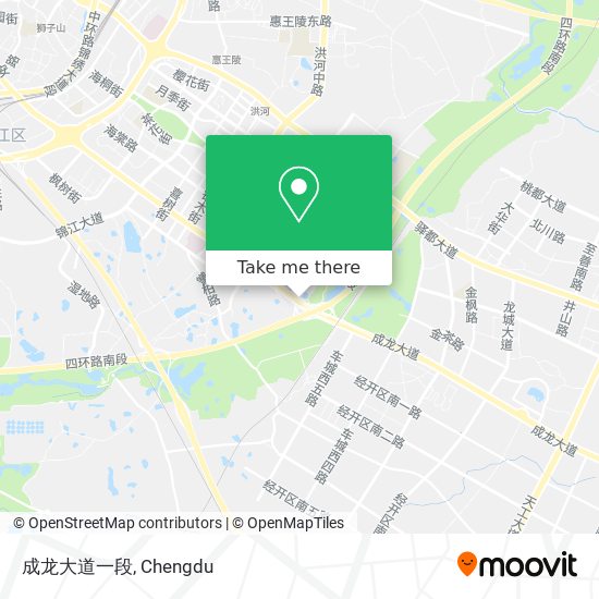 成龙大道一段 map