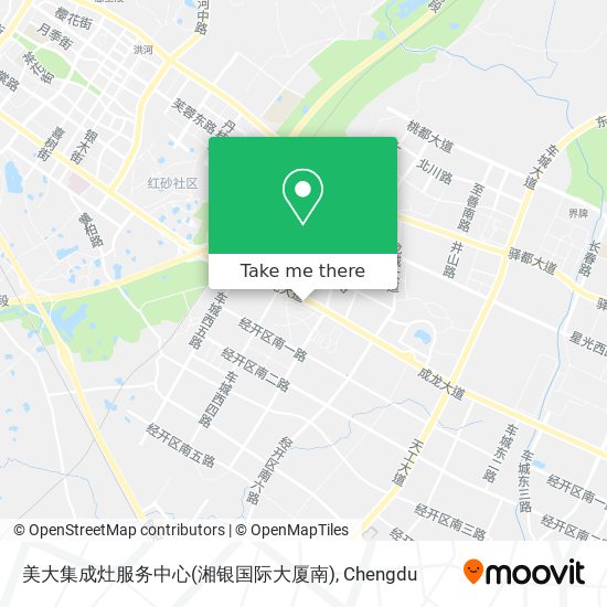 美大集成灶服务中心(湘银国际大厦南) map