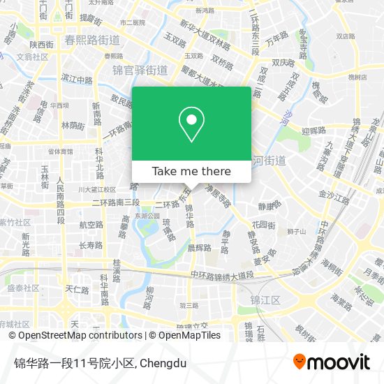 锦华路一段11号院小区 map