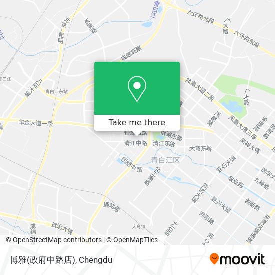 博雅(政府中路店) map