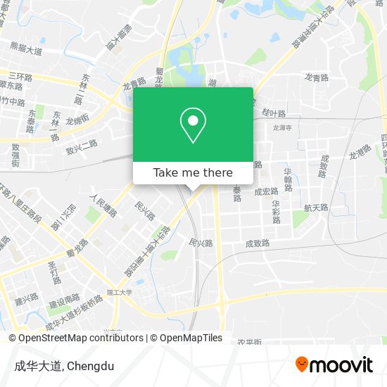 成华大道 map