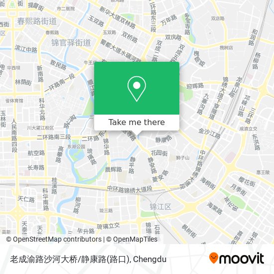 老成渝路沙河大桥/静康路(路口) map