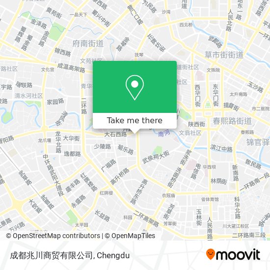 成都兆川商贸有限公司 map