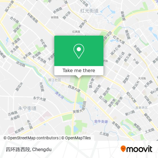 四环路西段 map