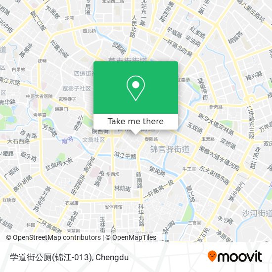 学道街公厕(锦江-013) map