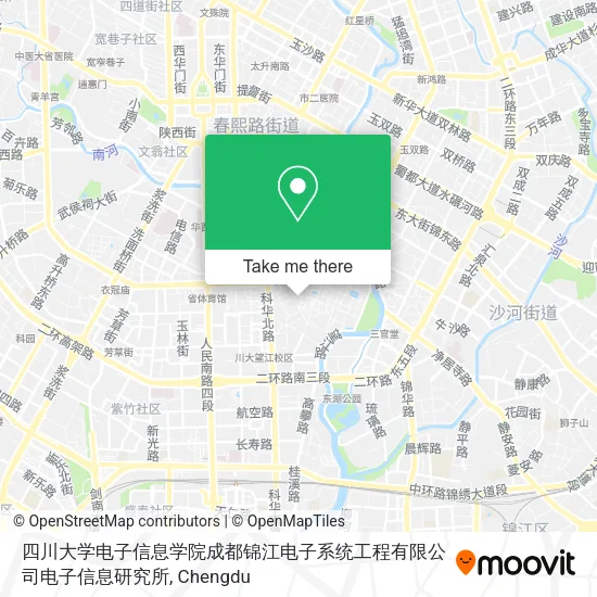 四川大学电子信息学院成都锦江电子系统工程有限公司电子信息研究所 map