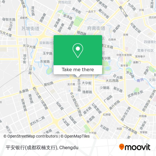 平安银行(成都双楠支行) map