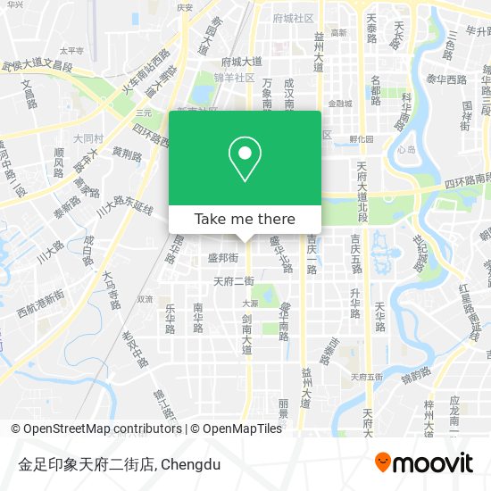 金足印象天府二街店 map
