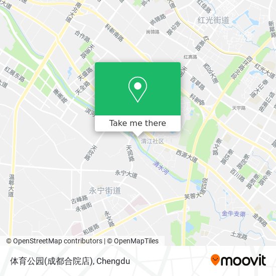 体育公园(成都合院店) map