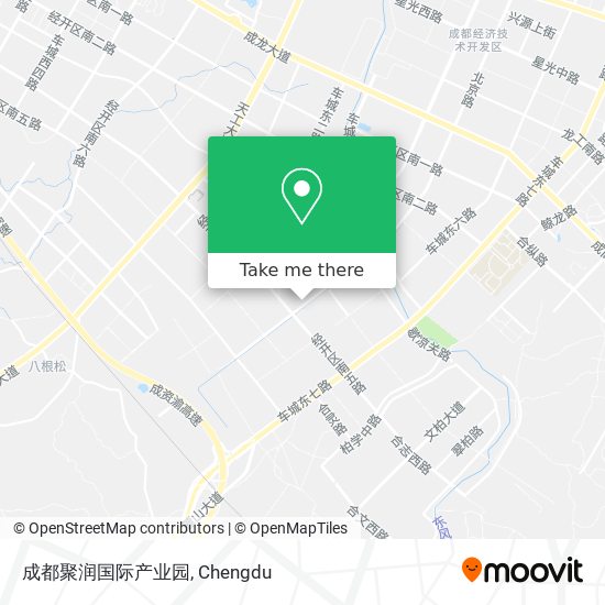 成都聚润国际产业园 map