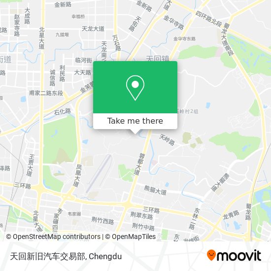 天回新旧汽车交易部 map