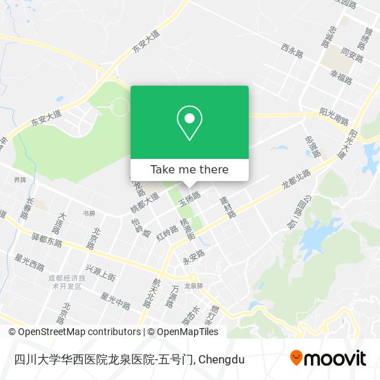 四川大学华西医院龙泉医院-五号门 map