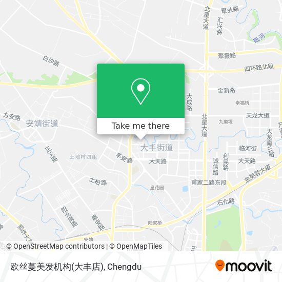 欧丝蔓美发机构(大丰店) map