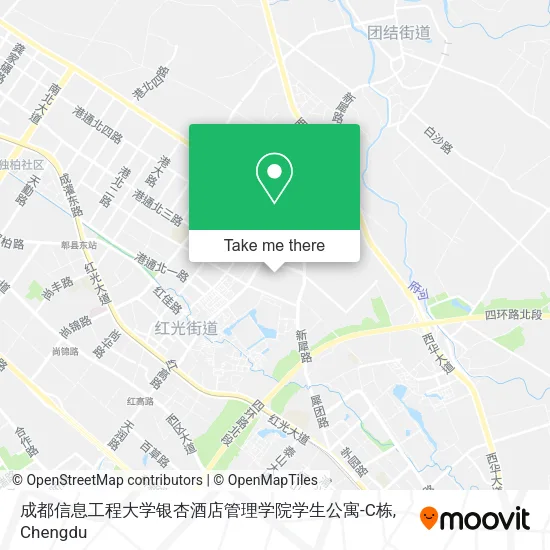 成都信息工程大学银杏酒店管理学院学生公寓-C栋 map