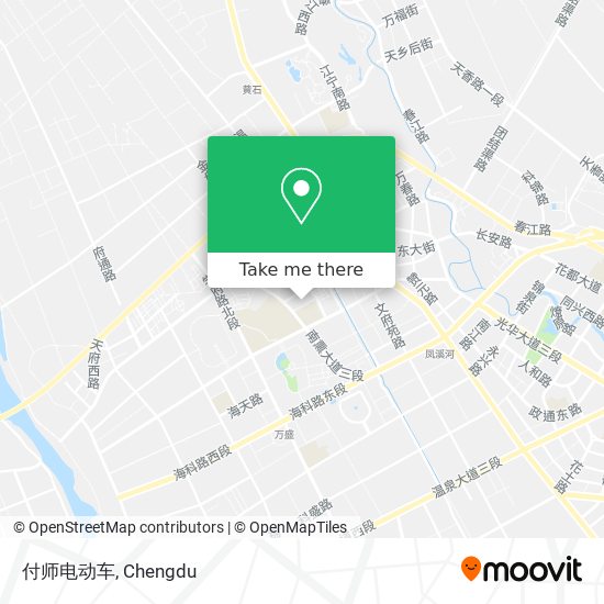 付师电动车 map