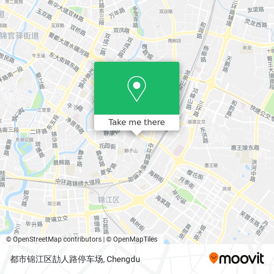 都市锦江区劼人路停车场 map
