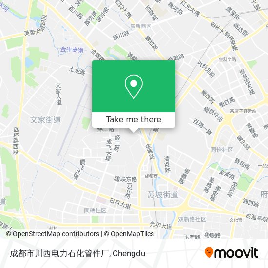 成都市川西电力石化管件厂 map
