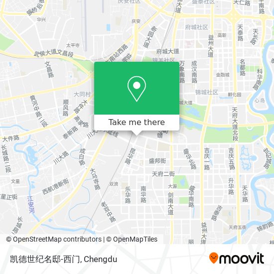 凯德世纪名邸-西门 map