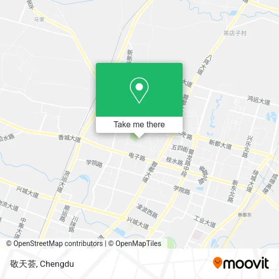 敬天荟 map