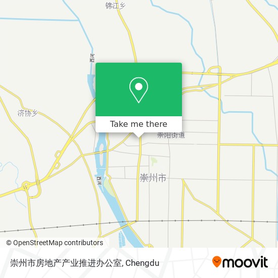 崇州市房地产产业推进办公室 map