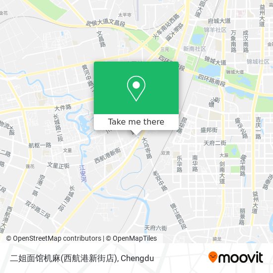 二姐面馆机麻(西航港新街店) map