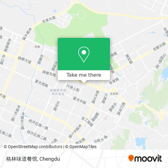 格林味道餐馆 map
