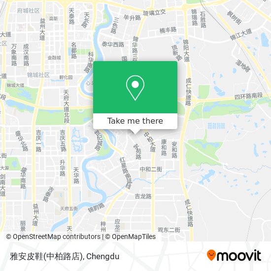 雅安皮鞋(中柏路店) map