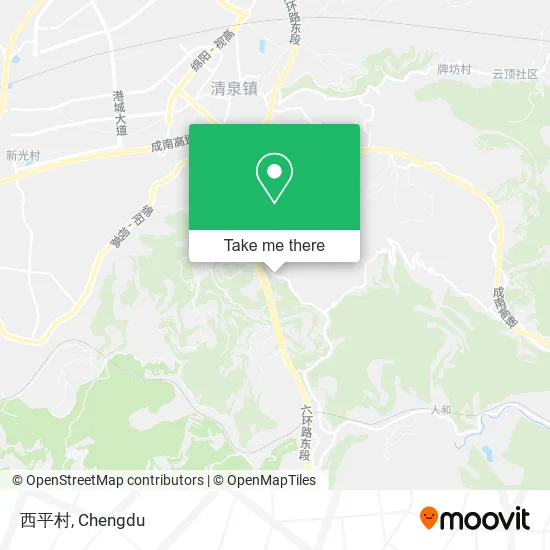 西平村 map