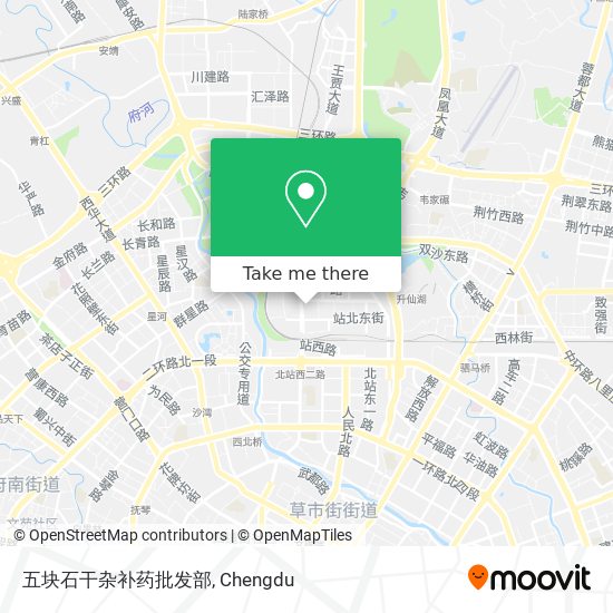 五块石干杂补药批发部 map
