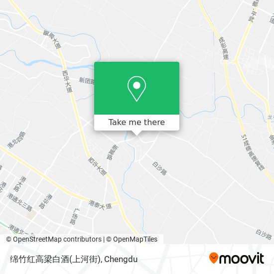 绵竹红高梁白酒(上河街) map