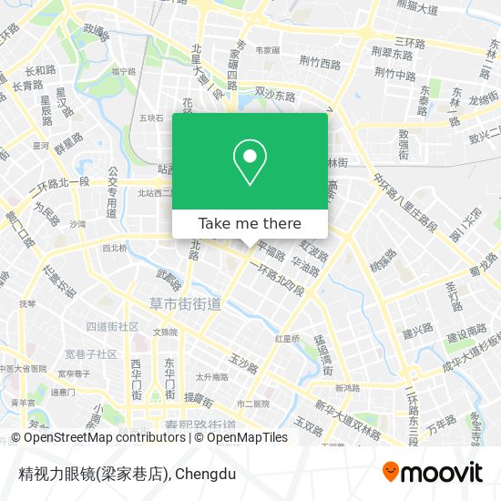 精视力眼镜(梁家巷店) map
