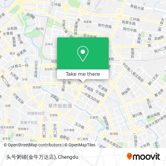 头号粥铺(金牛万达店) map
