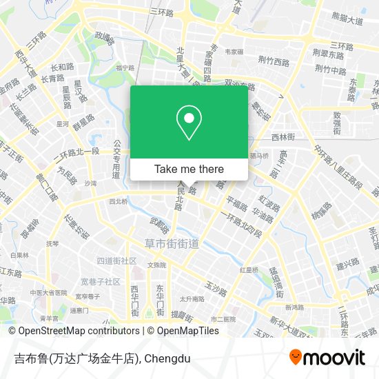 吉布鲁(万达广场金牛店) map